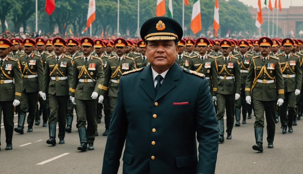 prabowo attends india republic parade