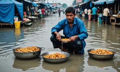 street vendors persist flood