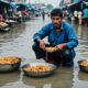 street vendors persist flood