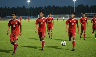 u 20 team loses match