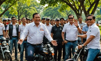 prabowo supports online drivers