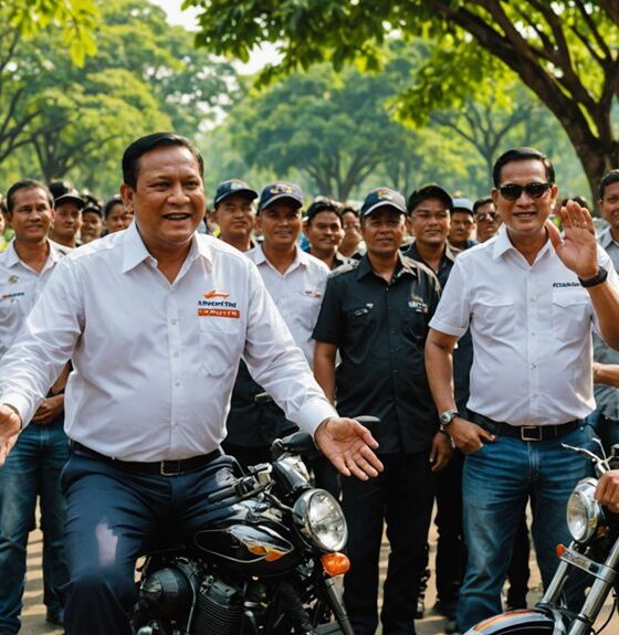 prabowo supports online drivers