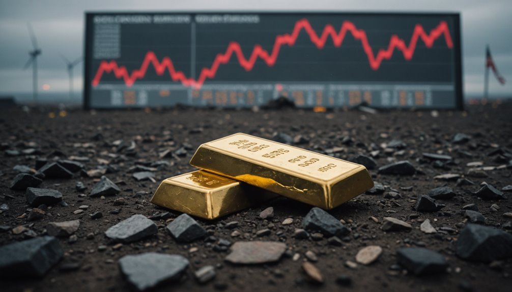 Harga emas merosot di bawah tekanan
