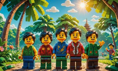 anak-anak Indonesia meminta Lego