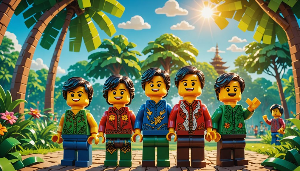 anak-anak Indonesia meminta Lego
