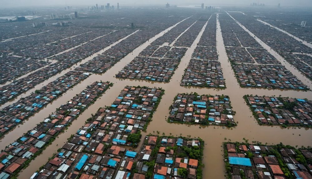 flood affected areas jakarta bekasi
