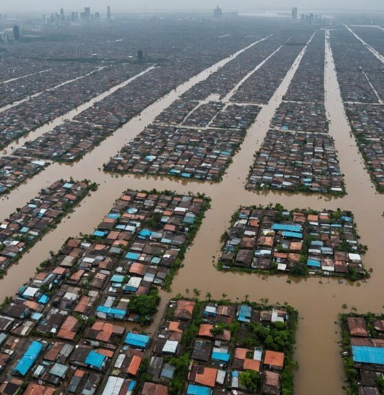 flood affected areas jakarta bekasi